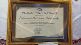 PEMKAL HARGOMULYO RAIH PREDIKAT TERBAIK KATEGORI LAPORAN KEUANGAN TERLENGKAP